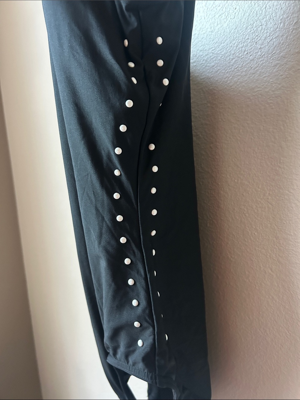 Dkny Black One-Piece Swimsuit with Side Stud Detail - Picture 2 of 6